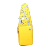 Maxbell Flute Storage Case Storage Case Thickened Padded Portable Vertical Flute Bag Yellow