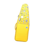 Maxbell Flute Storage Case Storage Case Thickened Padded Portable Vertical Flute Bag Yellow