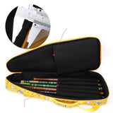 Maxbell Flute Storage Case Storage Case Thickened Padded Portable Vertical Flute Bag Yellow