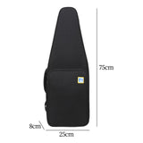 Maxbell Flute Storage Case Storage Case Thickened Padded Portable Vertical Flute Bag Black