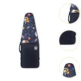 Maxbell Flute Storage Case Storage Case Thickened Padded Portable Vertical Flute Bag Dark Blue