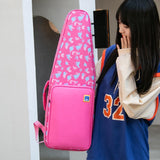 Maxbell Flute Storage Case Storage Case Thickened Padded Portable Vertical Flute Bag Pink