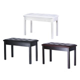Maxbell Keyboard Bench Piano Seat for Guzheng Performance Musical Instrument Playing White