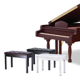 Maxbell Keyboard Bench Piano Seat for Guzheng Performance Musical Instrument Playing White
