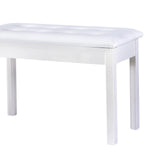 Maxbell Keyboard Bench Piano Seat for Guzheng Performance Musical Instrument Playing White