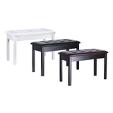 Maxbell Keyboard Bench Piano Seat for Guzheng Performance Musical Instrument Playing White