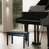 Maxbell Keyboard Bench Piano Seat for Guzheng Performance Musical Instrument Playing Black