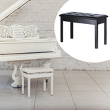 Maxbell Keyboard Bench Piano Seat for Guzheng Performance Musical Instrument Playing Black