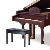 Maxbell Keyboard Bench Piano Seat for Guzheng Performance Musical Instrument Playing Black
