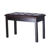 Maxbell Keyboard Bench Piano Seat for Guzheng Performance Musical Instrument Playing Brown