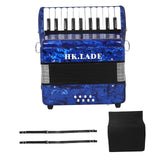 Maxbell 22 Keys 8 Bass Piano Accordion Professional for Beginners Kids Birthday Gift