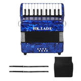 Maxbell 22 Keys 8 Bass Piano Accordion Professional for Beginners Kids Birthday Gift