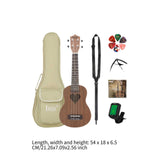 Maxbell 21" Kids Ukulele for Beginners 4 String Cute Guitar Musical Toy for Children Ukulele Set