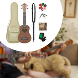 Maxbell 21" Kids Ukulele for Beginners 4 String Cute Guitar Musical Toy for Children Ukulele Set