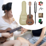 Maxbell 21" Kids Ukulele for Beginners 4 String Cute Guitar Musical Toy for Children Ukulele Set