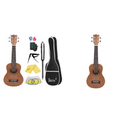 Maxbell 21 inch Ukulele Compact Lightweight Guitar Ukulele Guitar Toy for Boys Girls Ukulele Set