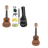 Maxbell 21 inch Ukulele Compact Lightweight Guitar Ukulele Guitar Toy for Boys Girls Ukulele Set