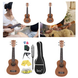 Maxbell 21 inch Ukulele Compact Lightweight Guitar Ukulele Guitar Toy for Boys Girls Ukulele Set