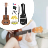 Maxbell 21 inch Ukulele Compact Lightweight Guitar Ukulele Guitar Toy for Boys Girls Ukulele Set