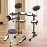 Maxbell Electronic Drum Set with 20 Sounds Support USB MIDI for Kids Adults Portable