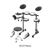 Maxbell Electronic Drum Set with 20 Sounds Support USB MIDI for Kids Adults Portable