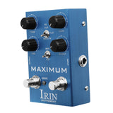 Maxbell Universal Digital Reverb Pedal DC 9V Guitar Effect Pedal for Electric Guitar blue