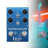 Maxbell Universal Digital Reverb Pedal DC 9V Guitar Effect Pedal for Electric Guitar blue