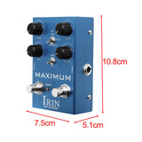 Maxbell Universal Digital Reverb Pedal DC 9V Guitar Effect Pedal for Electric Guitar blue