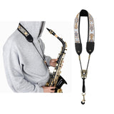 Maxbell Saxophone Neck Strap Practicing Lightweight Birthday Gifts Sax Hanging Strap Five Leaf