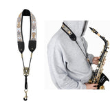 Maxbell Saxophone Neck Strap Practicing Lightweight Birthday Gifts Sax Hanging Strap Five Leaf