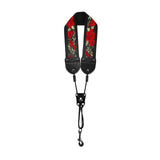 Maxbell Saxophone Neck Strap Practicing Lightweight Birthday Gifts Sax Hanging Strap Red Flower