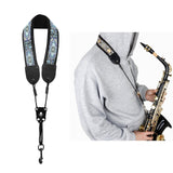 Maxbell Saxophone Neck Strap Practicing Lightweight Birthday Gifts Sax Hanging Strap Blue