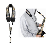 Maxbell Saxophone Neck Strap Practicing Lightweight Birthday Gifts Sax Hanging Strap Sunflower