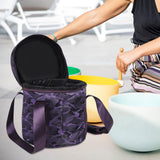 Maxbell Sound Bowl Case Audio Accessories Toiletry Organizer Buddha Sound Bowl Bag M