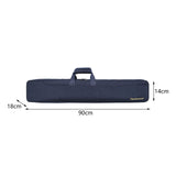 Maxbell Erhu Storage Bag Double Shoulder Portable Travel Erhu Case Performing Travel blue