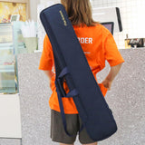 Maxbell Erhu Storage Bag Double Shoulder Portable Travel Erhu Case Performing Travel blue