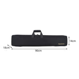 Maxbell Erhu Storage Bag Double Shoulder Portable Travel Erhu Case Performing Travel black