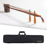 Maxbell Erhu Storage Bag Double Shoulder Portable Travel Erhu Case Performing Travel black