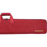 Maxbell Erhu Storage Bag Double Shoulder Portable Travel Erhu Case Performing Travel red