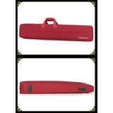 Maxbell Erhu Storage Bag Double Shoulder Portable Travel Erhu Case Performing Travel red