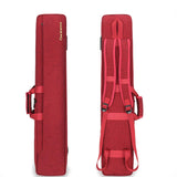 Maxbell Erhu Storage Bag Double Shoulder Portable Travel Erhu Case Performing Travel red
