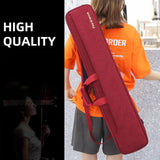 Maxbell Erhu Storage Bag Double Shoulder Portable Travel Erhu Case Performing Travel red