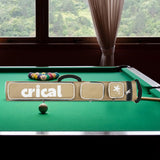 Maxbell Billiard Pool Cue Case Holds Butt Shaft Billiard Pool Cue Stick Carrying Bag Khaki