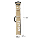 Maxbell Billiard Pool Cue Case Holds Butt Shaft Billiard Pool Cue Stick Carrying Bag Khaki