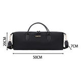 Maxbell Portable Flute Carrying Bag Multipurpose Music Instruments Bag Flute Handbag Black