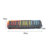 Maxbell Melodica Professional Soft Long Tubes Portable for Kids Children Music Lover 32 Key