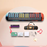 Maxbell Melodica Professional Soft Long Tubes Portable for Kids Children Music Lover 37 Key