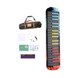 Maxbell Melodica Professional Soft Long Tubes Portable for Kids Children Music Lover 37 Key