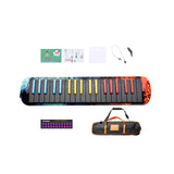 Maxbell Melodica Professional Soft Long Tubes Portable for Kids Children Music Lover 37 Key