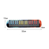 Maxbell Melodica Professional Soft Long Tubes Portable for Kids Children Music Lover 37 Key